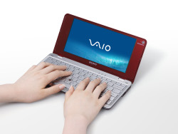 Карманный нетбук Sony Vaio P в действии